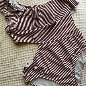 Shein Striped Swimwear